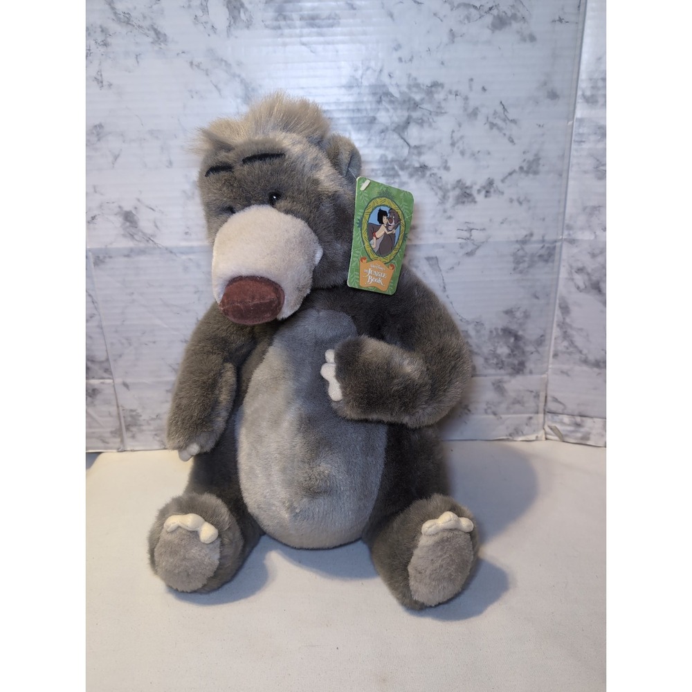 Vintage NWT The Walt Disney Company Jungle Book 14" Baloo Plush